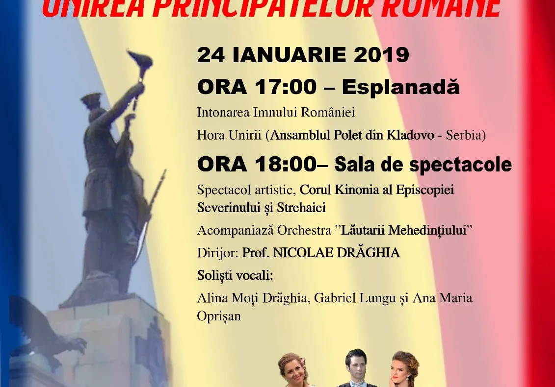 Spectacol de Ziua Unirii Principatelor Române la Turnu Severin