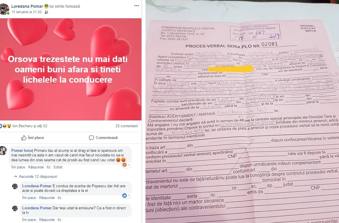 PRIMARUL ORȘOVEI ÎȘI AMENDEAZĂ CONTESTATARII