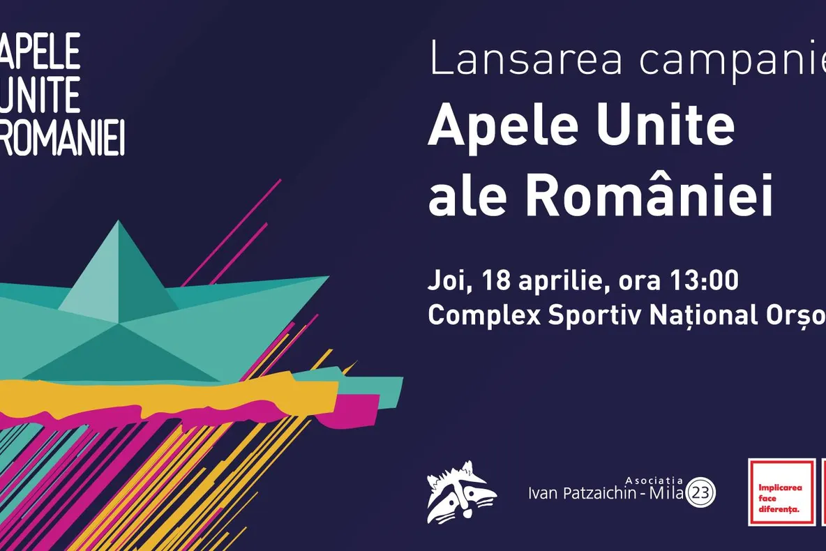 Ivan Patzaichin vine joi la Complexul Sportiv Național Orșova pentru Campania națională „Apele Unite ale României”