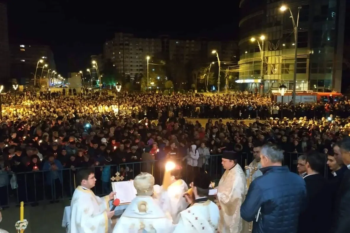 Slujba de Înviere la Catedrală are loc de la ora 23,30