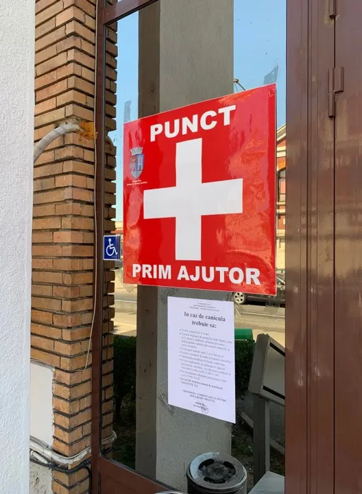 Puncte de prim ajutor pentru combaterea caniculei în Turnu Severin