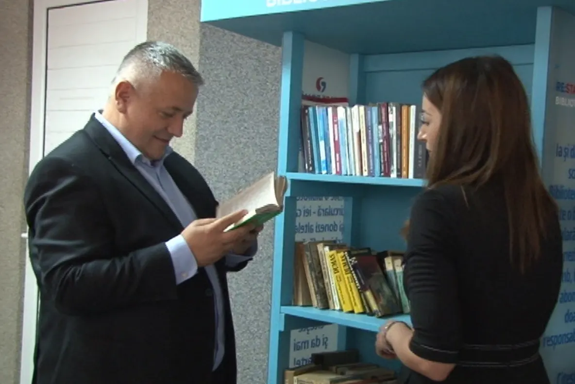 BIBLIOTECA DESCHISĂ, ÎN GARA DIN SEVERIN