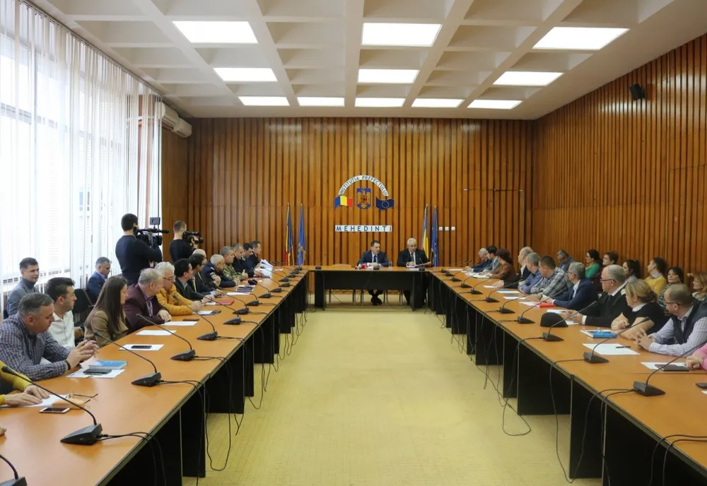 S-a întrunit în prima ședință pe acest an Colegiul Prefectural al județului Mehedinți