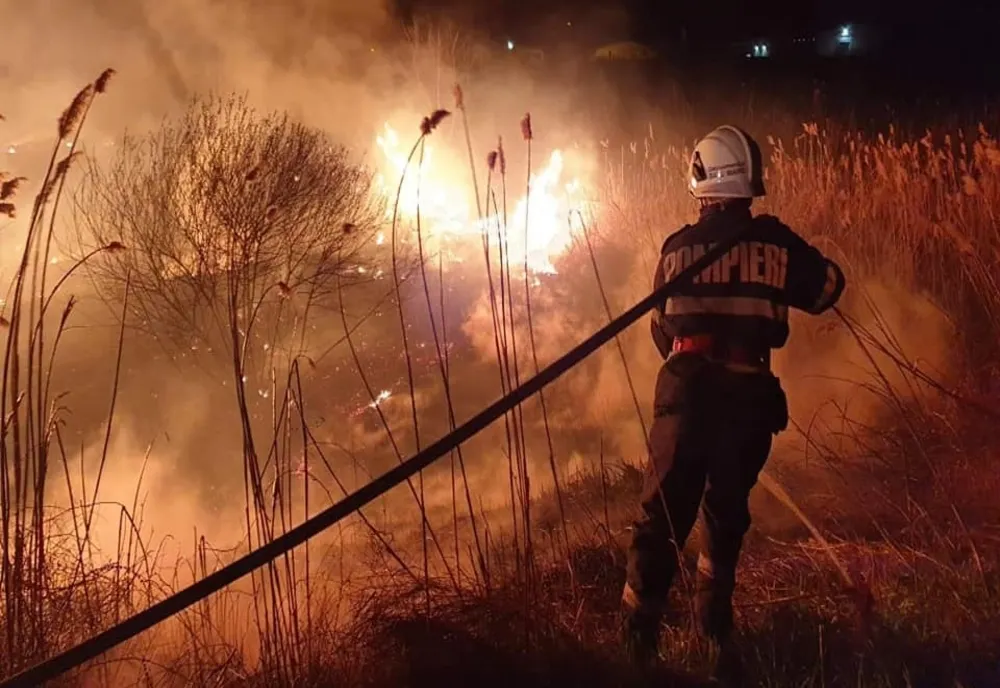Șase incendii în Mehedinți