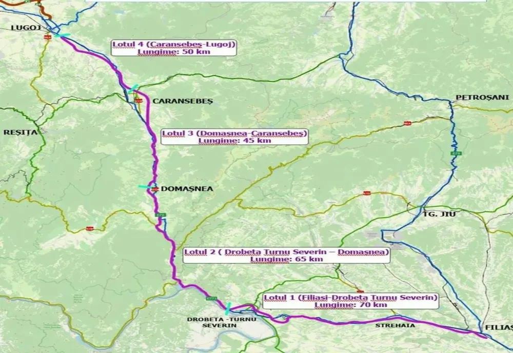 A fost desemnat câștigătorul contractelor pentru elaborarea studiilor de fezabilitate pentru drumul de mare viteză Filiași-Lugoj