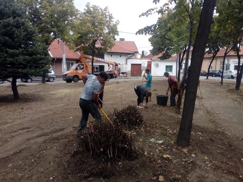 Au început lucrările de modernizare a “Parcului Nucilor”