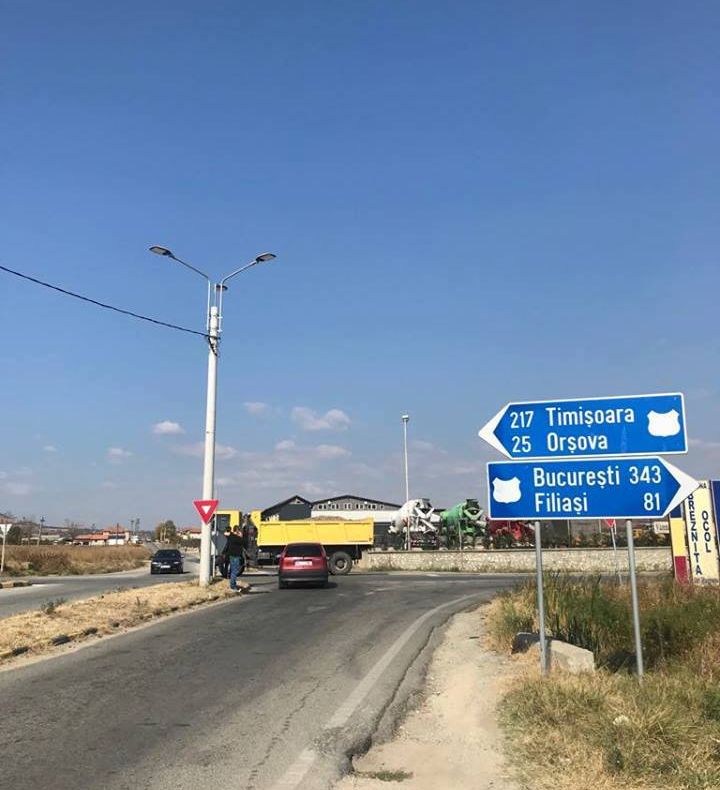 Compania Națională de Administrare a Infrastructurii Rutiere, somată să amenajeze un sens giratoriu