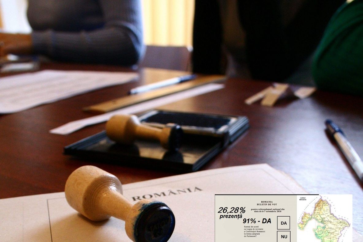 MEHEDINȚI: 92 LA SUTĂ AU SPUS „DA” LA REFERENDUM!