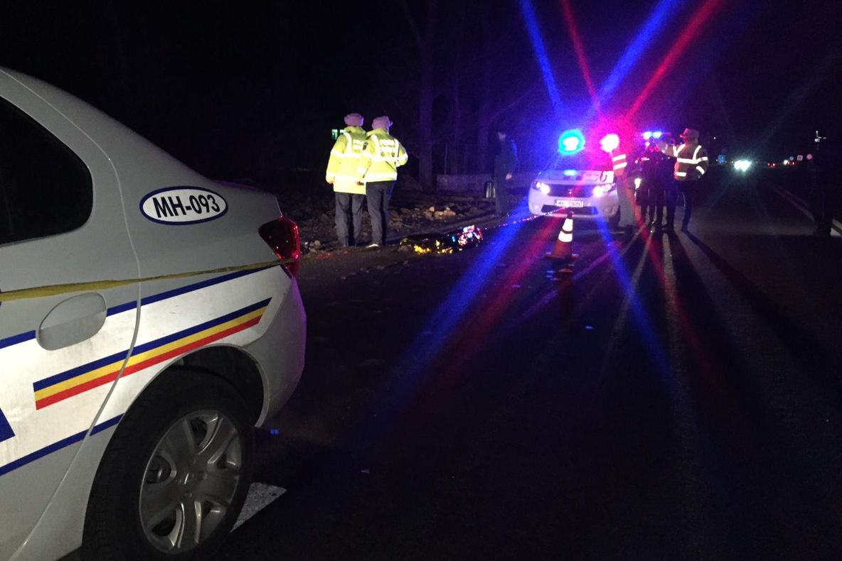 Pieton lovit mortal pe DN 67 de un conducător auto de 70 de ani