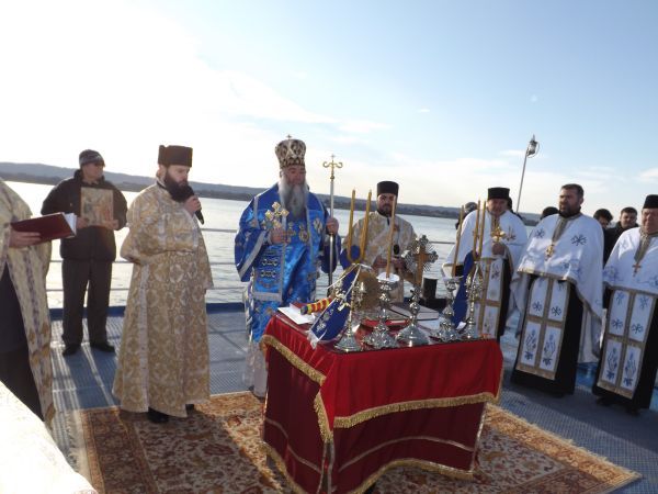 Procesiune de Bobotează, în Portul Turnu Severin