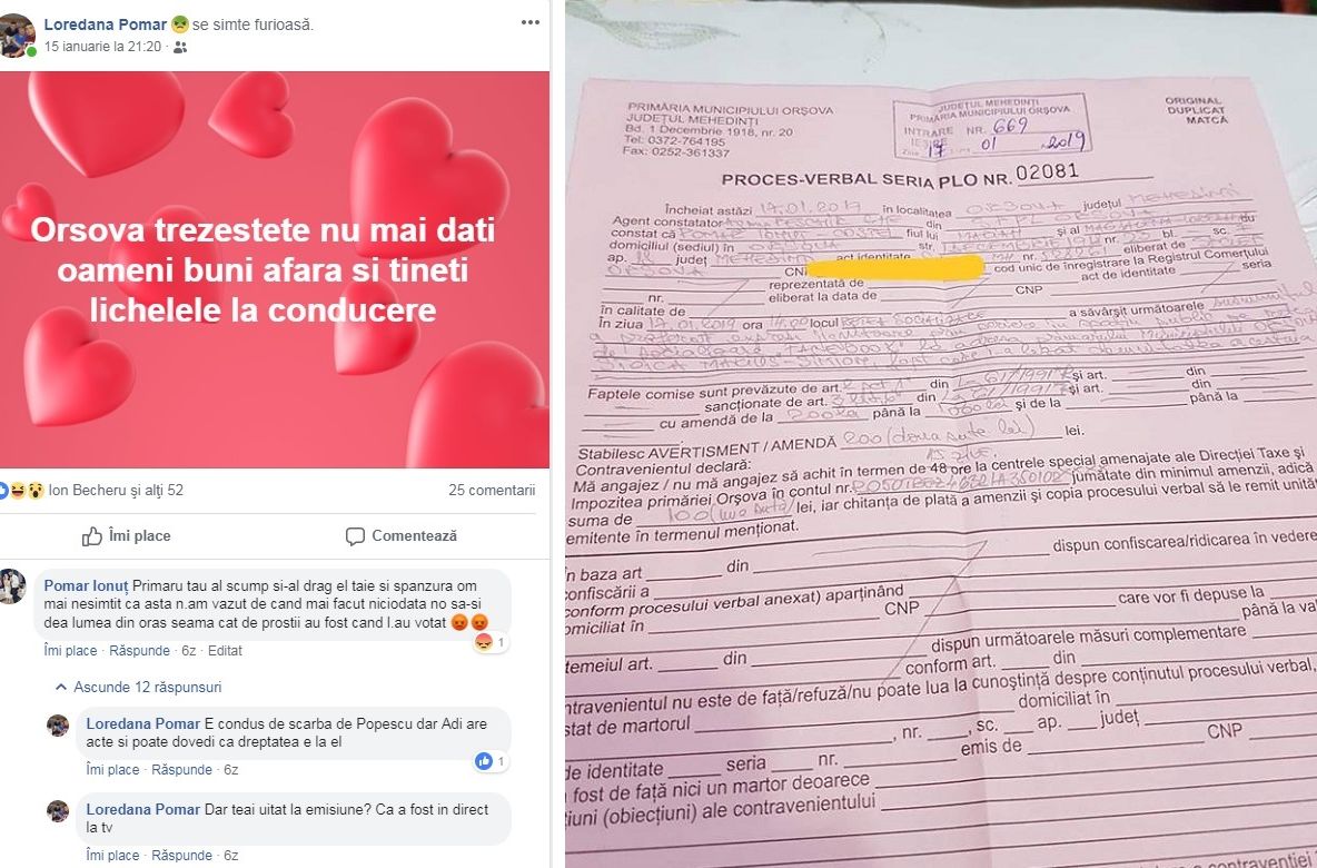 PRIMARUL ORȘOVEI ÎȘI AMENDEAZĂ CONTESTATARII