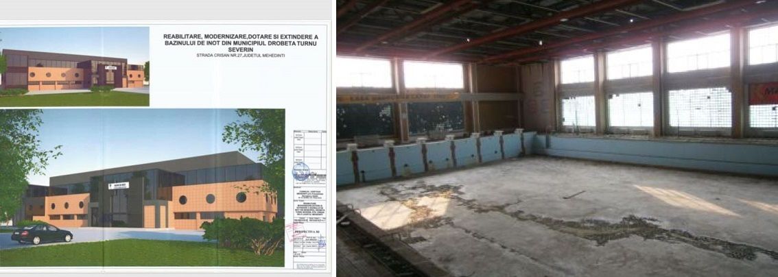 BAZINUL OLIMPIC DIN SEVERIN INTRĂ ÎN REABILITARE