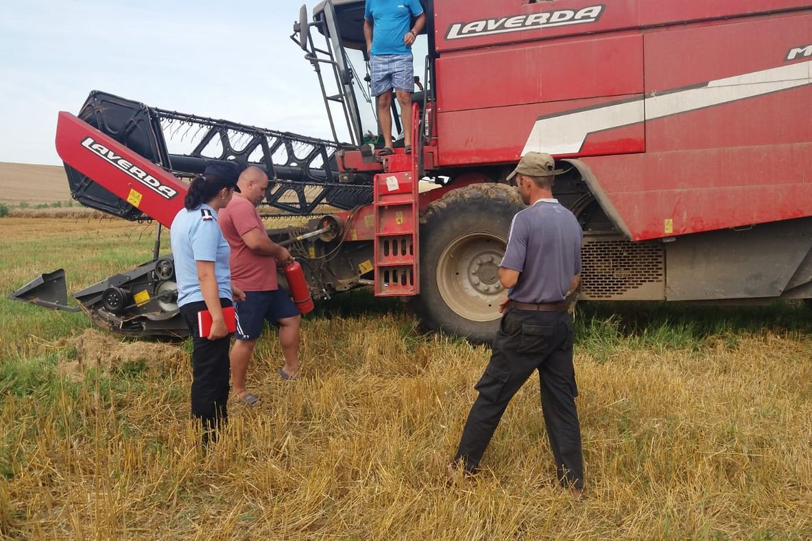 Campania agricolă, în atenția pompierilor