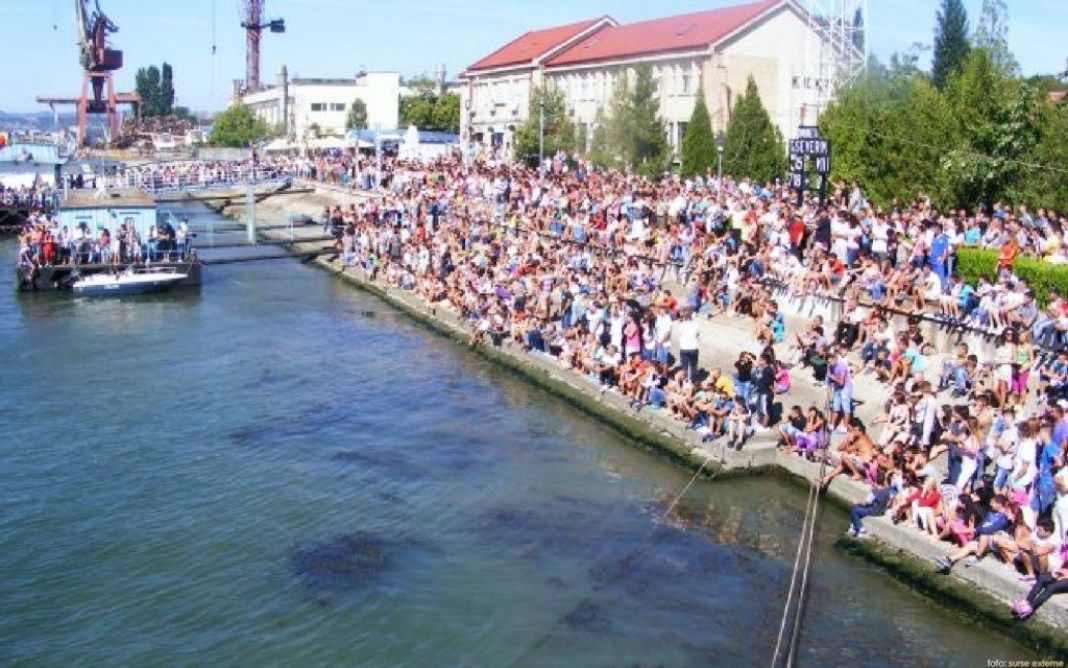 Se fac ultimele pregătiri pentru Ziua Marinei în Portul din Turnu Severin