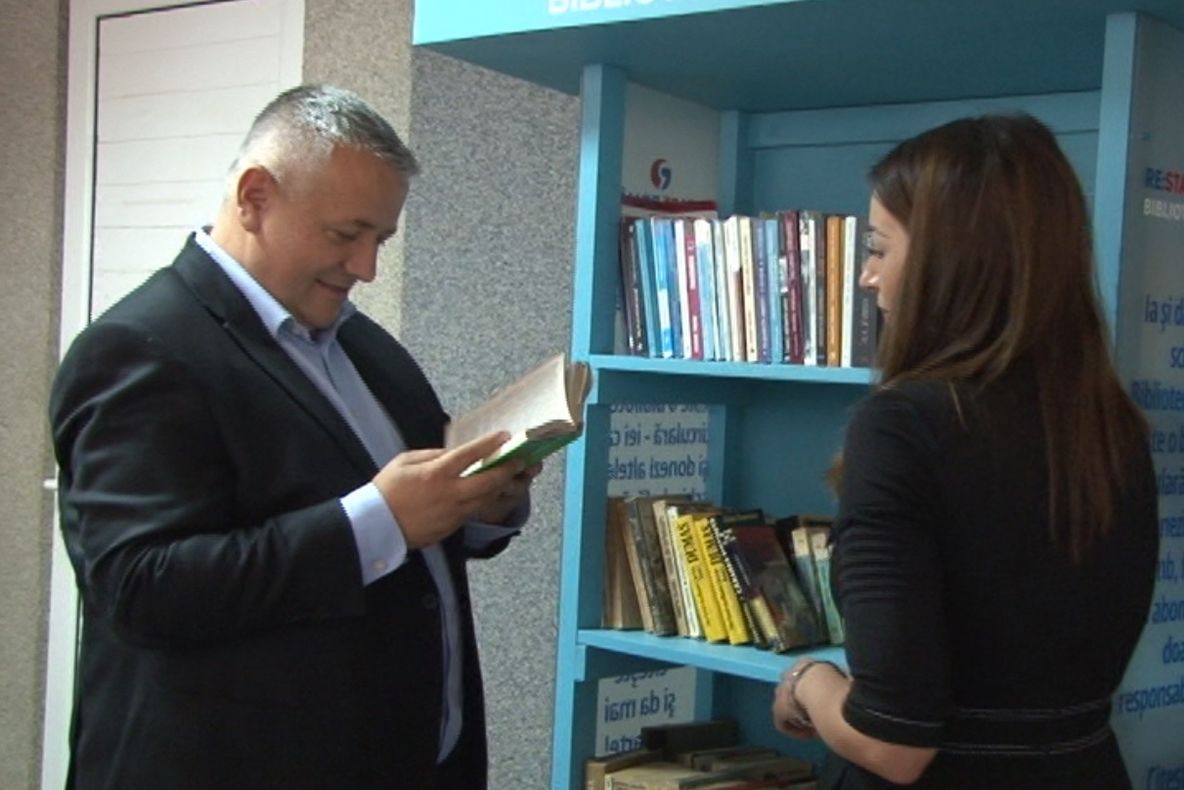 BIBLIOTECA DESCHISĂ, ÎN GARA DIN SEVERIN