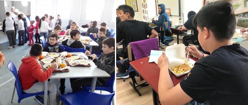 MASĂ CALDĂ PENTRU ELEVII DE GIMNAZIU