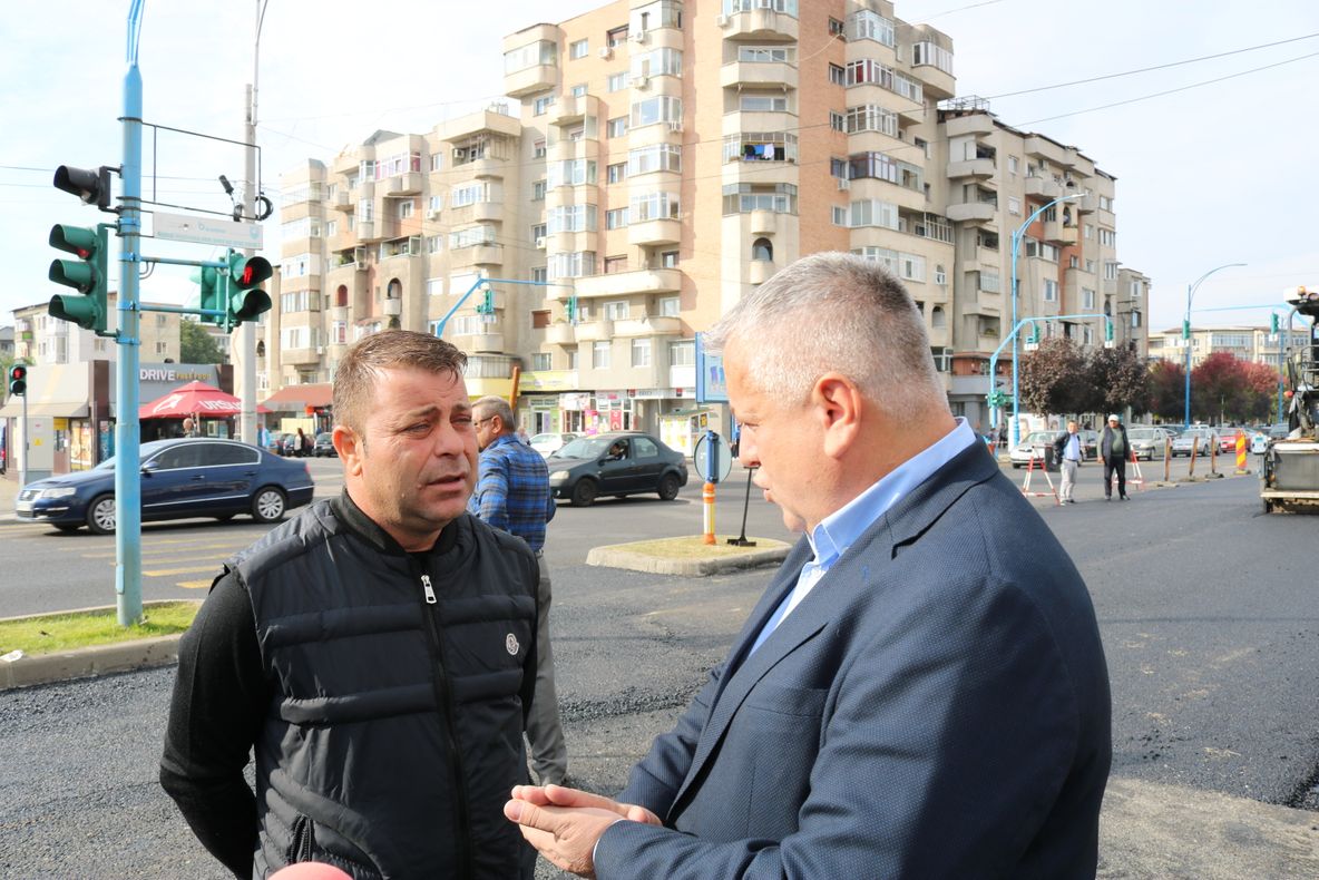 Lucrările de asfaltare pe bulevardul Tudor Vladimirescu sunt în grafic