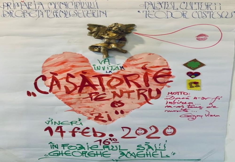 Căsătorii de zi și concert cu Pepe de Ziua Îndrăgostiților 