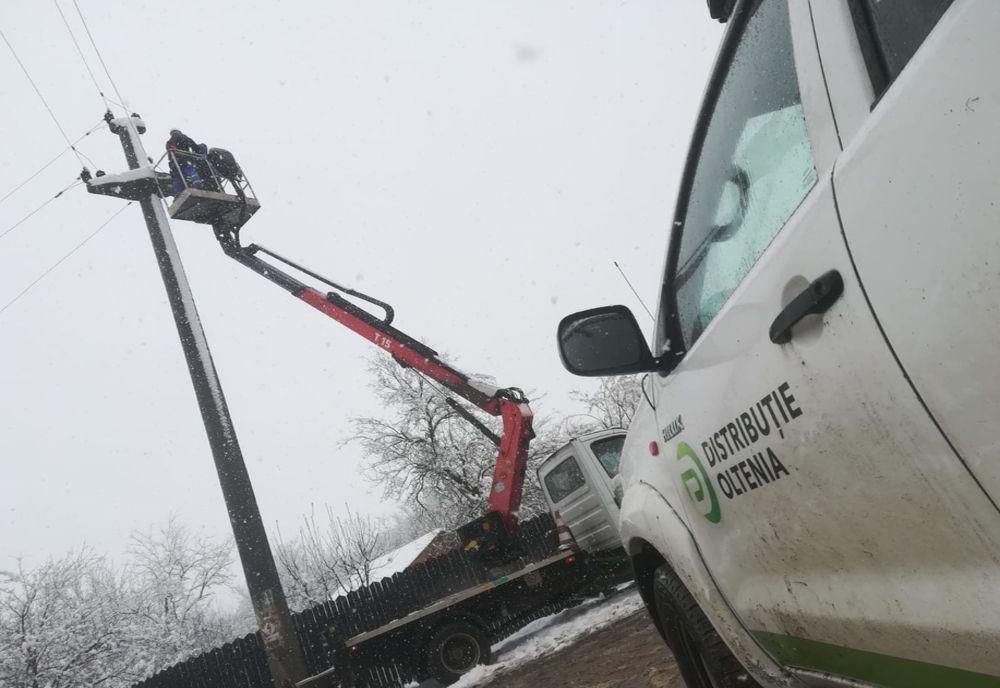 Misiune dificilă pentru echipele de la Distribuţie Oltenia