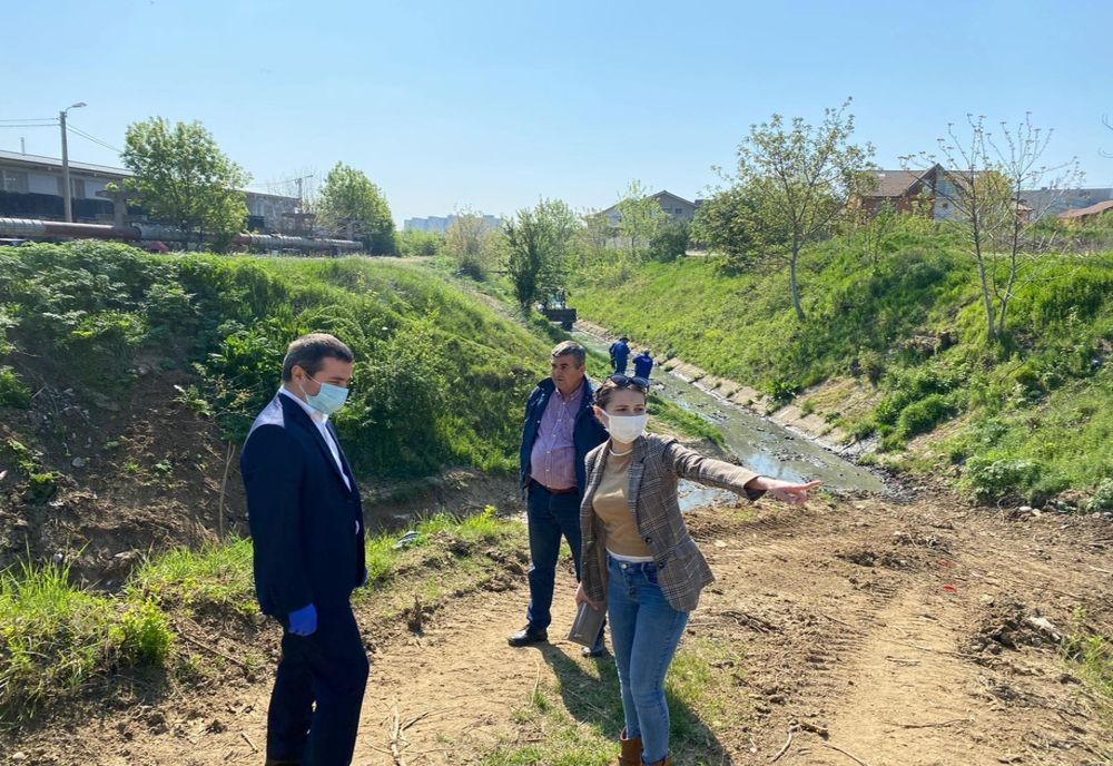Acțiune de ecologizare a pârâului Crihala din Turnu Severin 