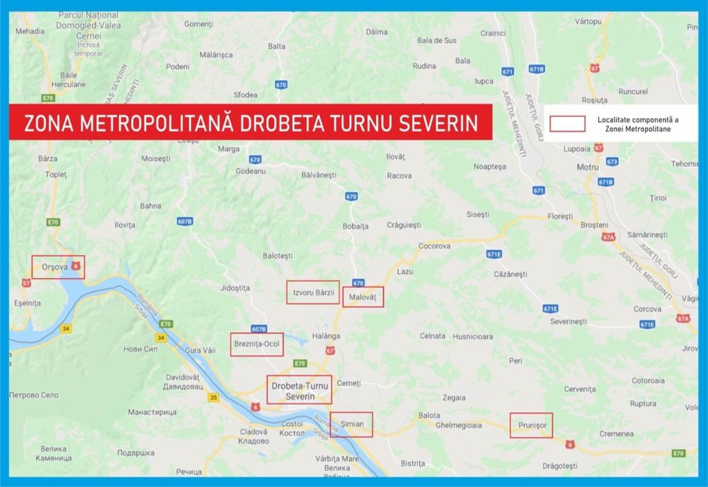Circulație liberă în zona metropolitană Drobeta Turnu Severin