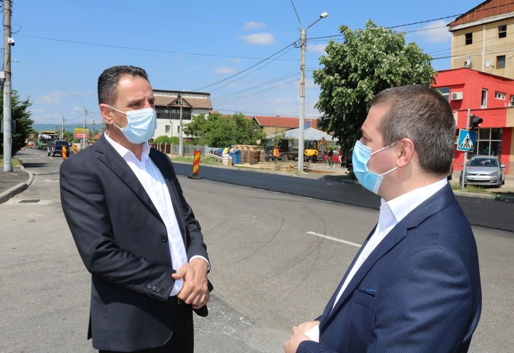 Lucrările pe bulevardul Tudor Vladimirescu au intrat în linie dreaptă