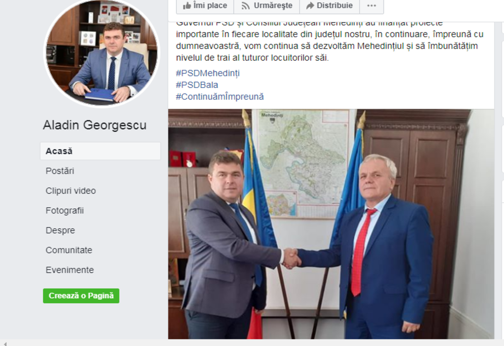 Președintele PSD Mehedinți, fără mască într-un spațiu public închis