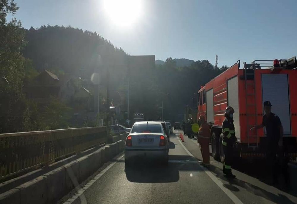 Incident rutier între Orșova și Severin
