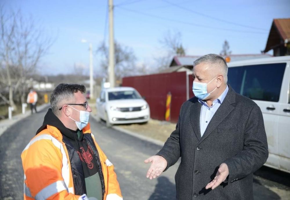 Lucrări de modernizare pe strada Baladei, în cartierul Walter Mărăcineanu