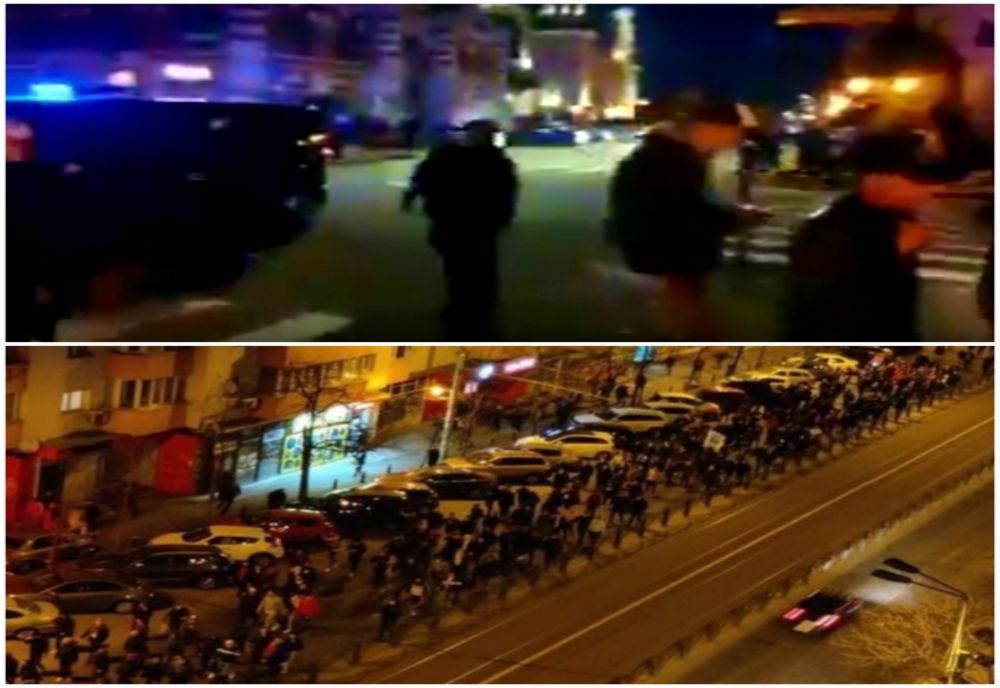 Proteste și în Severin. A fost nevoie de intervenția poliției
