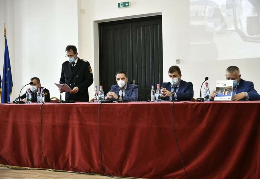 Proiect cu fonduri europene pentru pompierii mehedințeni