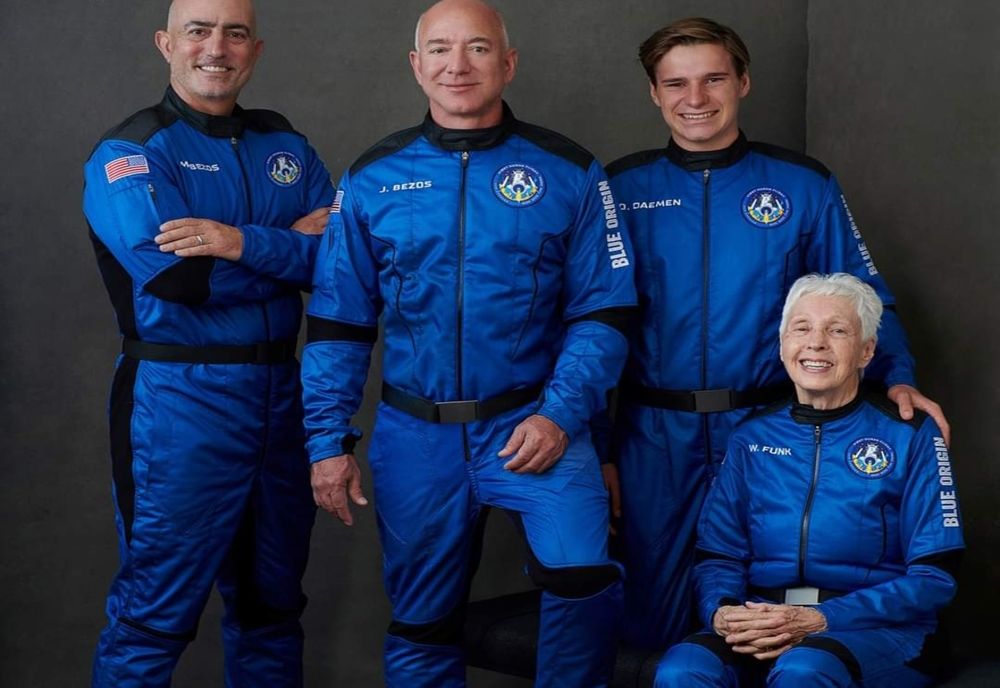 Cea mai vârstnică și cea mai tânără persoană din istorie, în spaţiu 