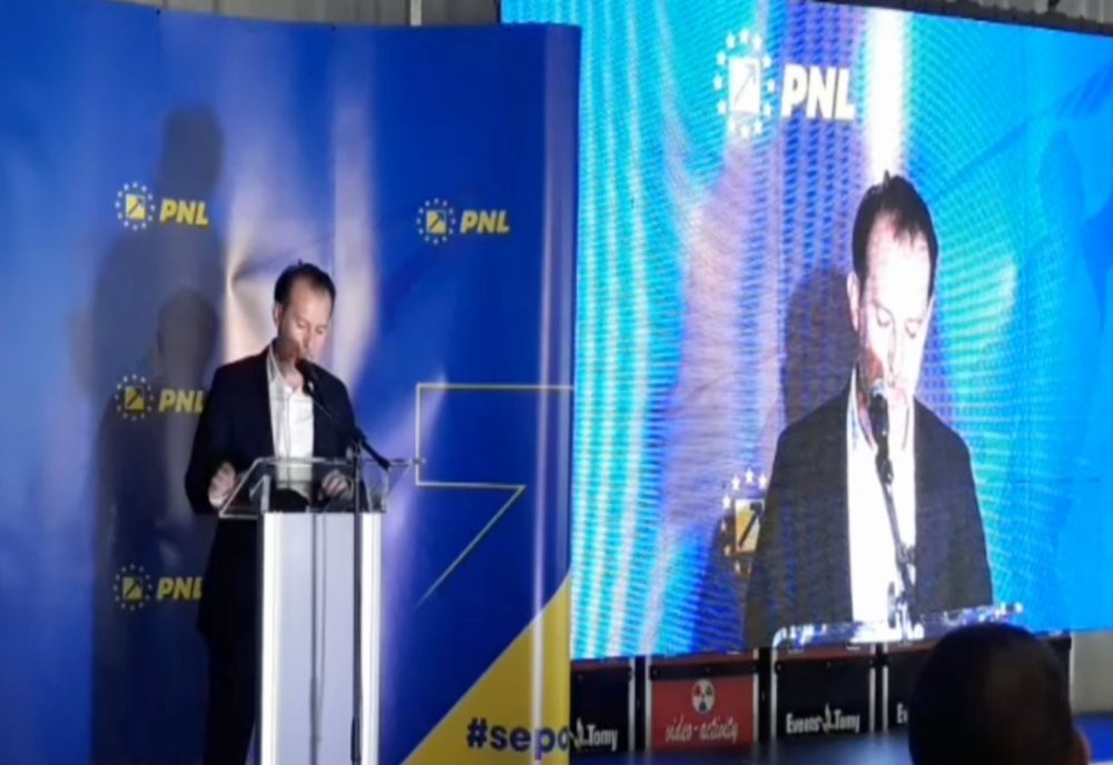 Ce și- au transmis Premierul și președintele PNL Ludovic Orban la Vâlcea