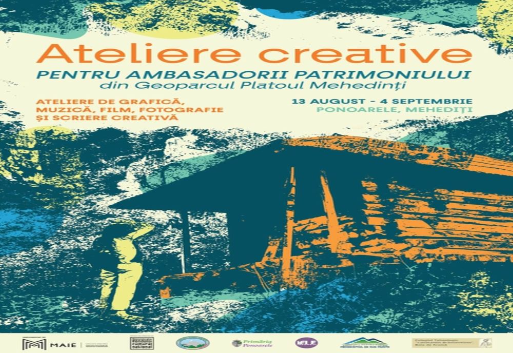 ATELIERE CREATIVE PENTRU AMBASADORII PATRIMONIULUI DIN GEOPARCUL PLATOUL MEHEDINȚI