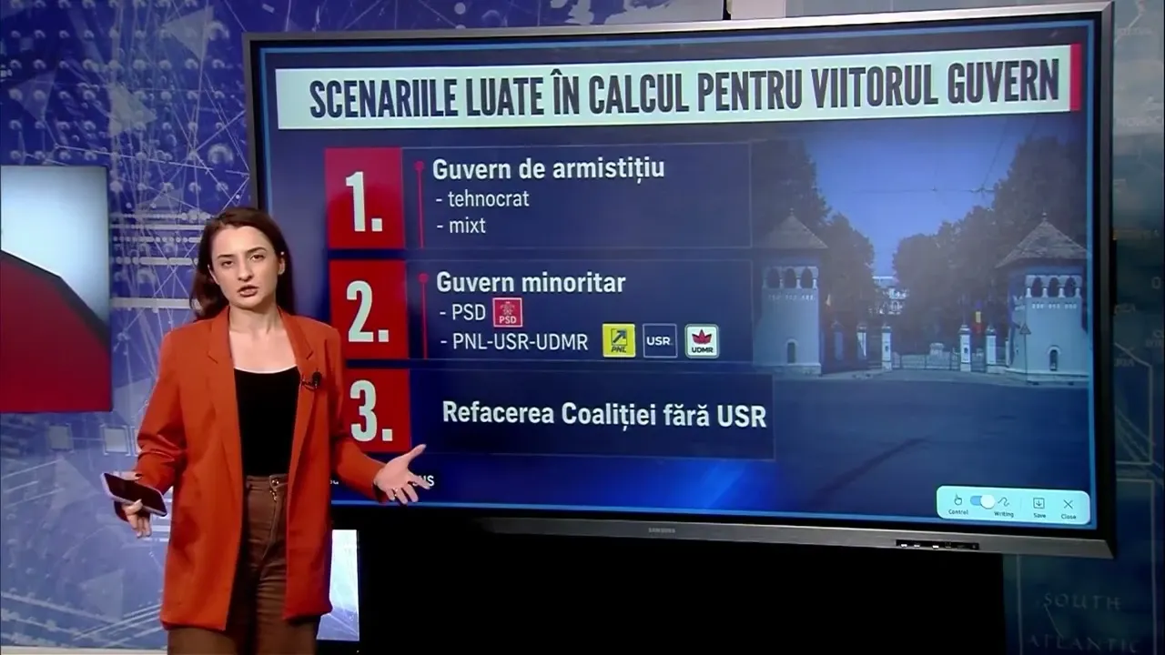 Mutarea de la Cotroceni. Președintele propune un „Guvern de armistițiu” pentru a pune capăt crizei politice