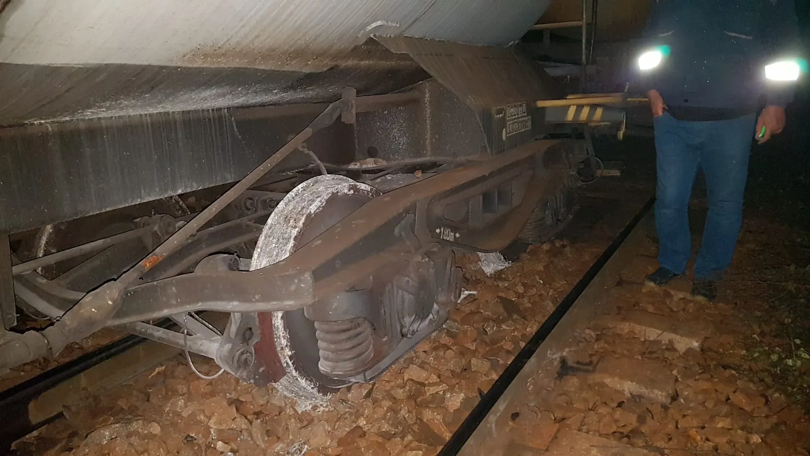 tren deraiat