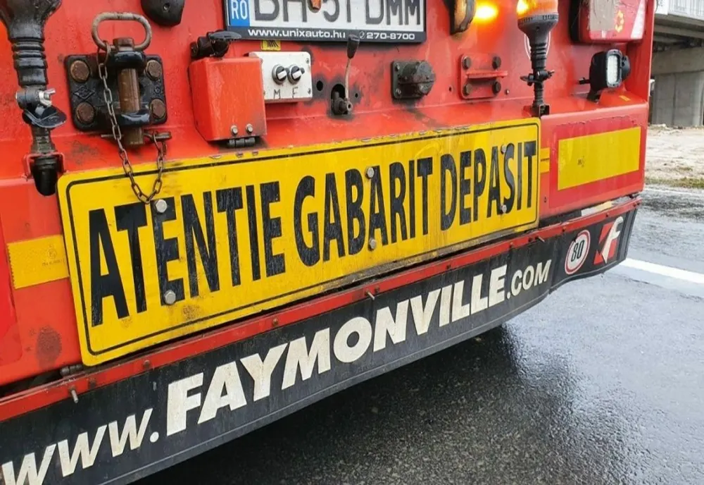 Convoi agabaritic în această seară. Ce județ va traversa