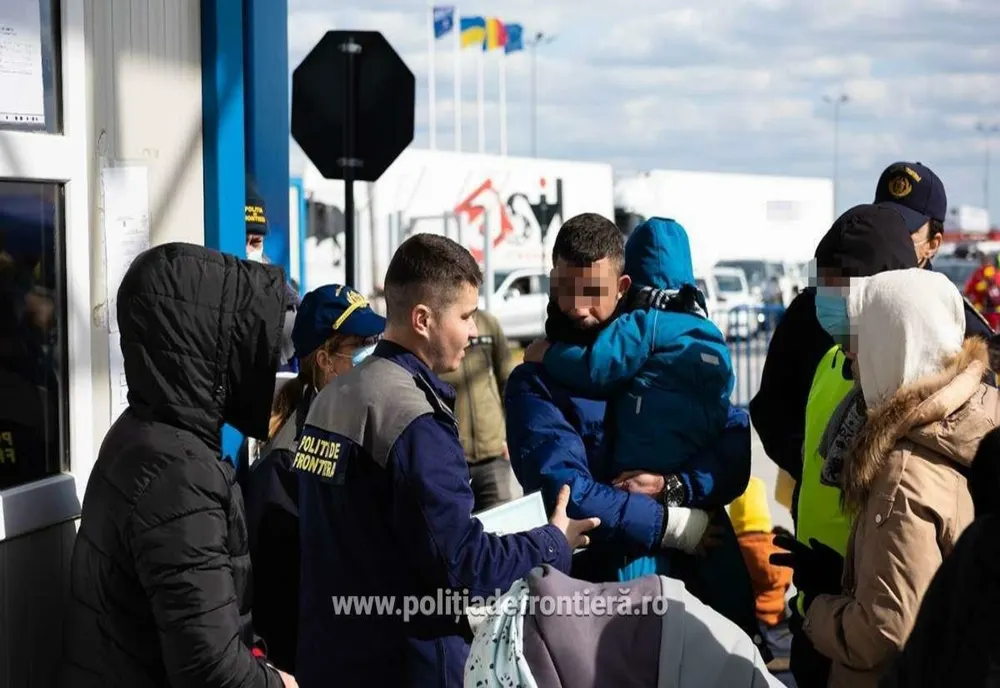 6.629 cetăţeni ucraineni au intrat în România în ultimele 24 de ore
