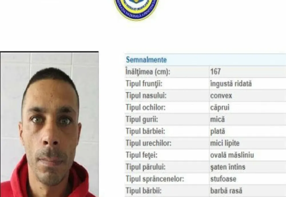 Alertă în București! Un deținut condamnat la 23 de ani de închisoare a fugit dintr-un spital