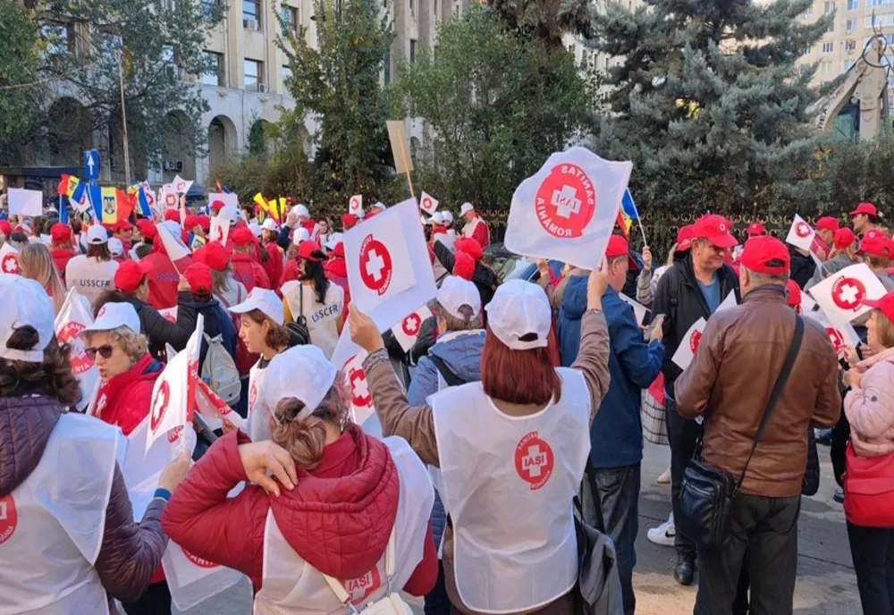 SANITAS, în stradă: „Protestăm până când ne majorează salariile cu 20%” - Negocieri eșuate la Guvern