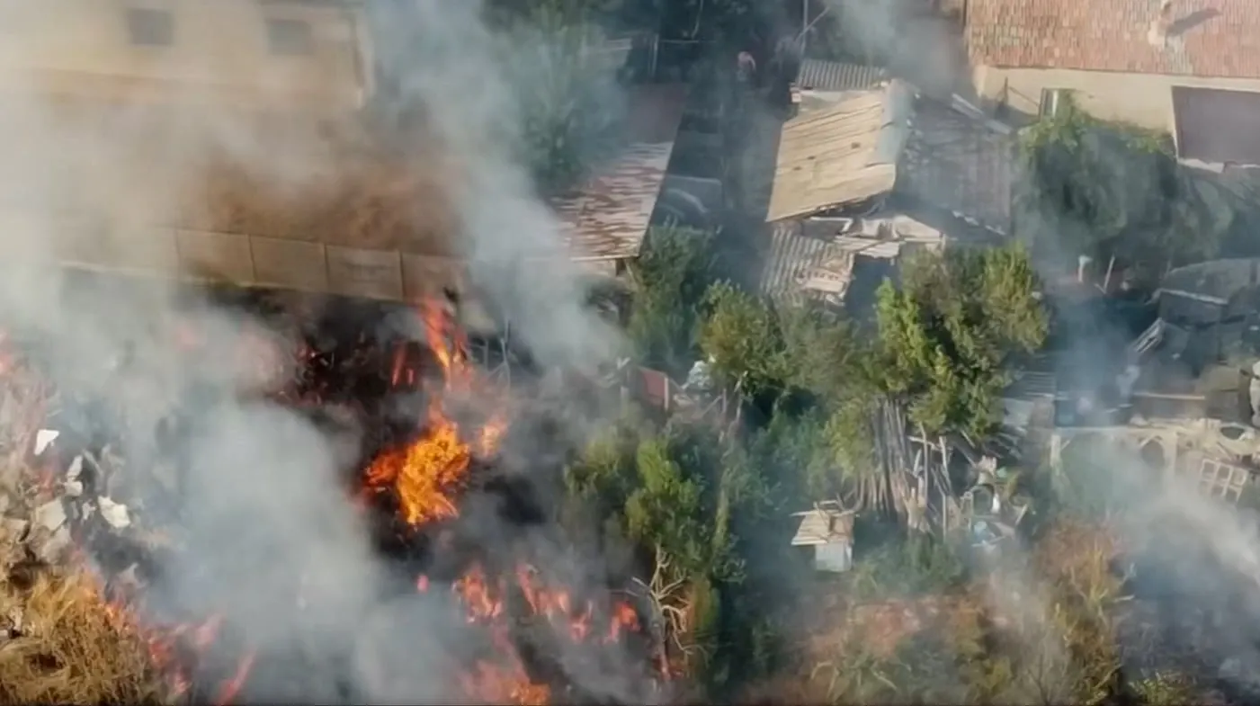 Incendiu in Mehedinti