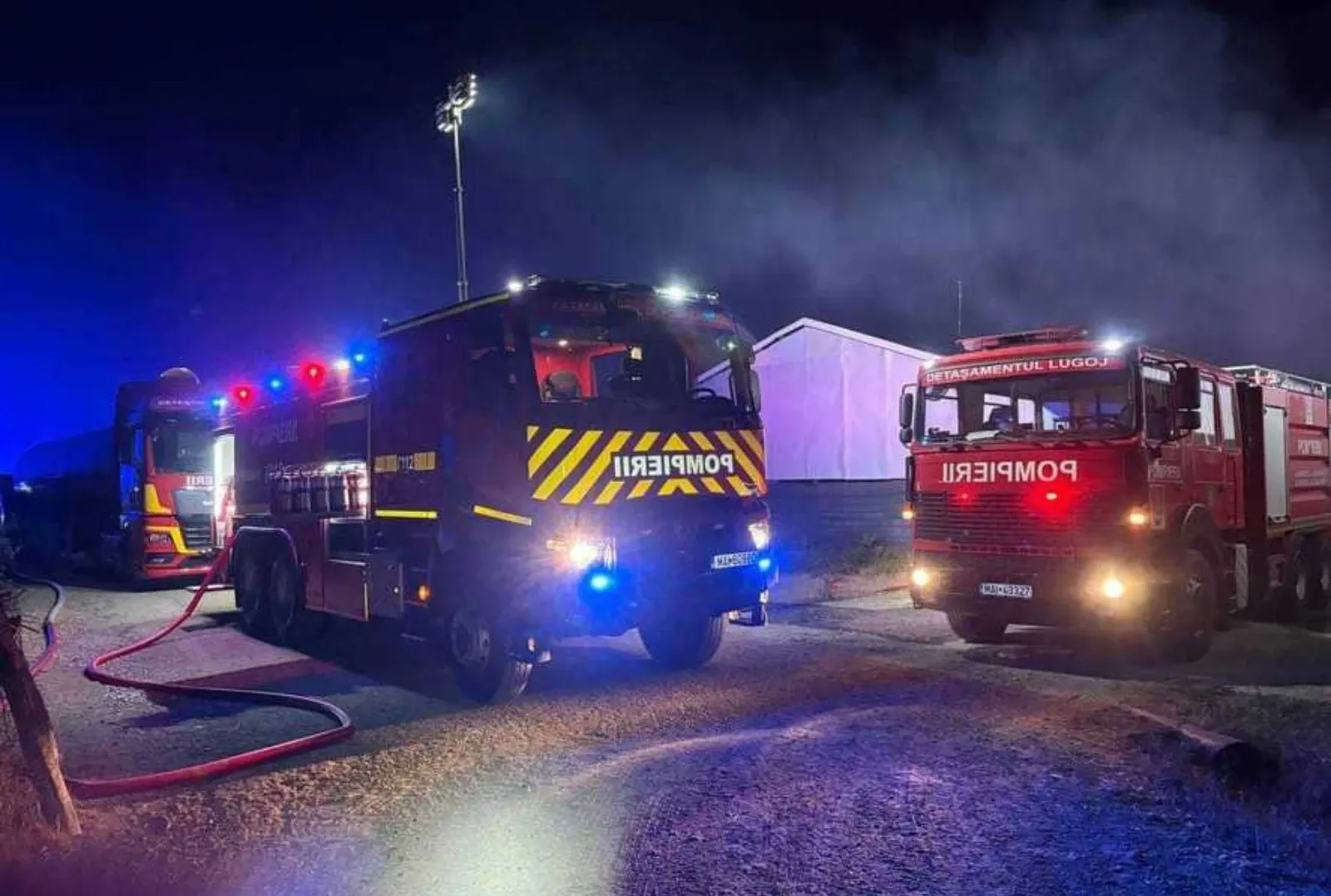 Incendiu în Strehaia