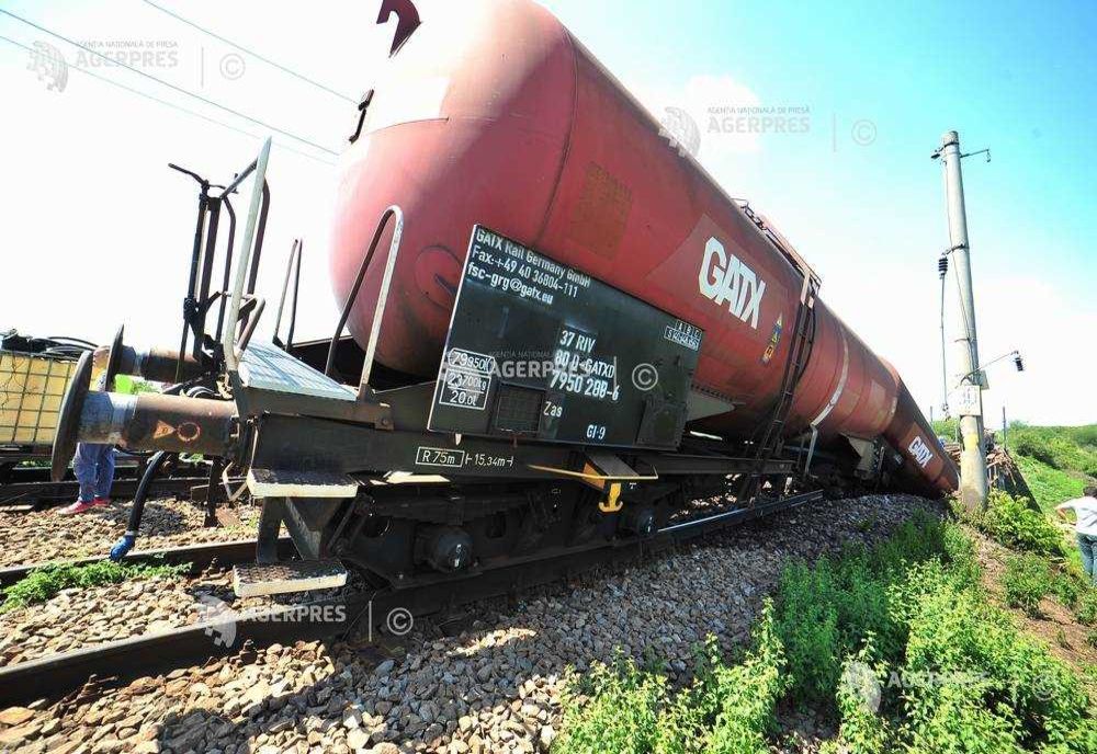 Circulația feroviară în stația Valea Albă a fost reluată miercuri dimineață 