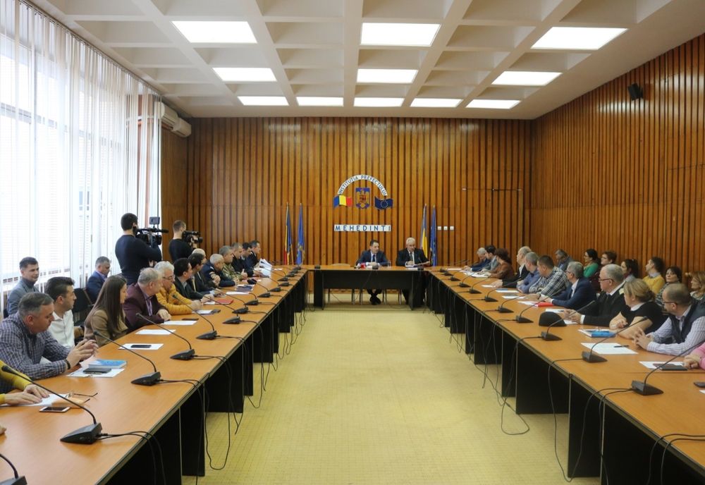 S-a întrunit în prima ședință pe acest an Colegiul Prefectural al județului Mehedinți