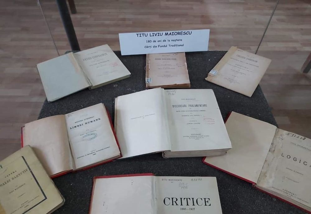 Expoziție dedicată lui Titu Maiorescu