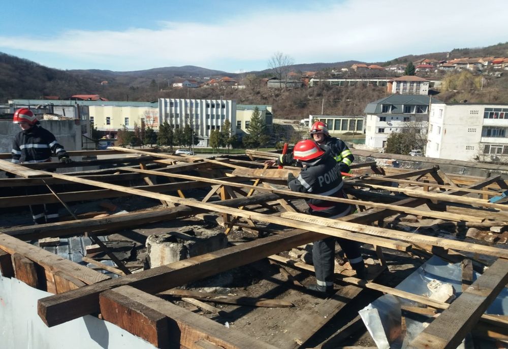 Cod Roșu în Mehedinți: Copaci căzuți pe carosabil, acoperișuri smulse