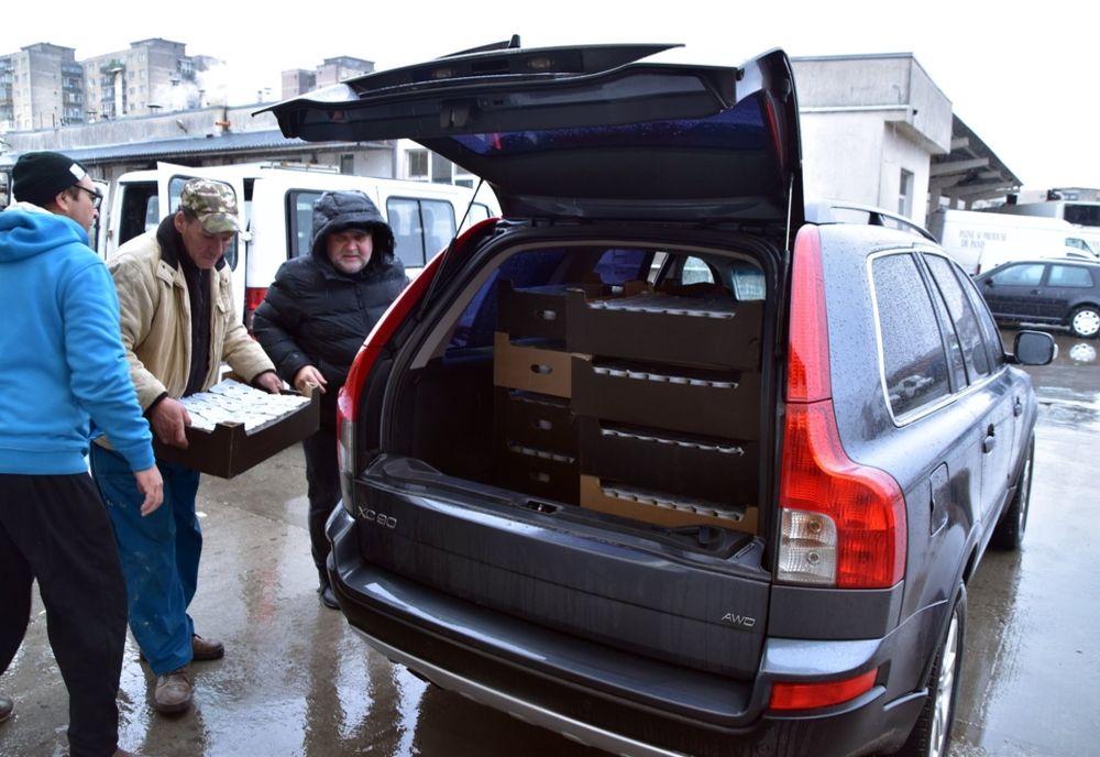 Crucea Roșie – filiala Mehedinți a primit o sponsorizare de peste 16.000 cutii cu iaurt