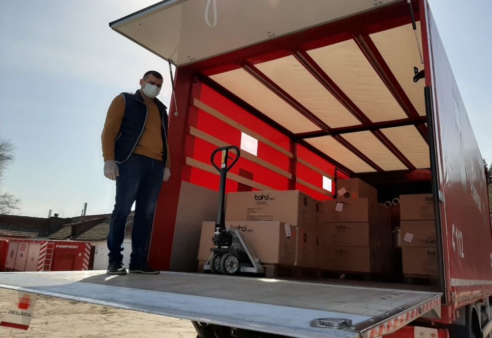 Un nou lot de echipamente de protecție a ajuns în Mehedinți