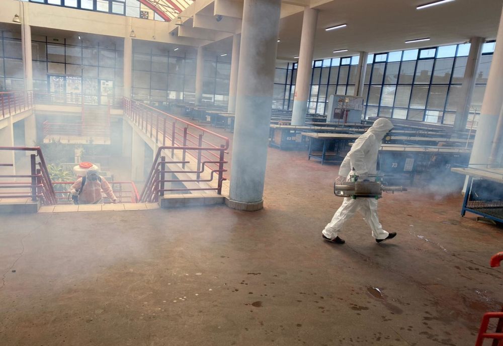 Piețele agroalimentare din Turnu Severin au fost dezinfectate 