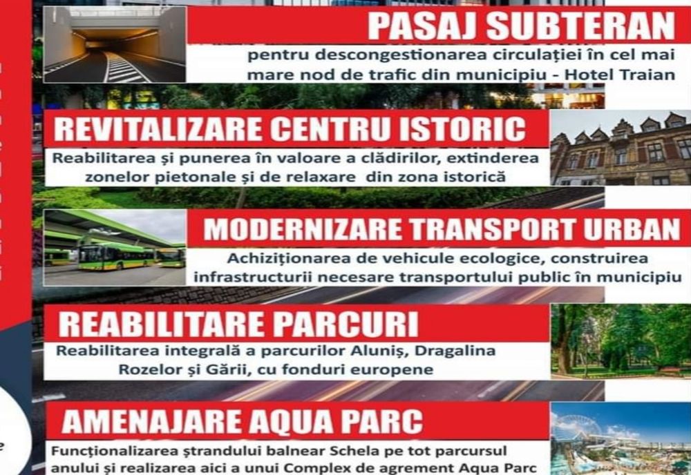 Proiecte pentru Severin, declară autoritățile
